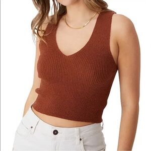 Cotton on sweater tank top